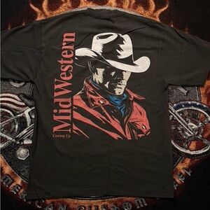 Western Cowboy Graphic Tee